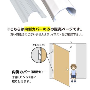 画像5: 【指はさみ防止！】 Finger Alert：フィンガーアラート 内側カバーのみ (5)